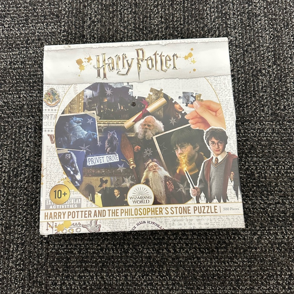 NEW Harry Potter And The Philosopher’s Stone 500 Piece 20" Round Puzzle
